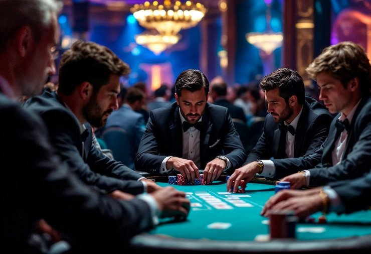 Tampilan meja Live Casino jav123 dengan dealer nyata dan streaming video berkualitas tinggi untuk pengguna Indonesia